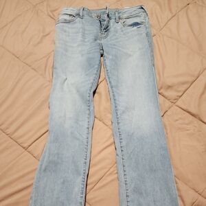True Religion Sky Blue Straight Leg Jeans
